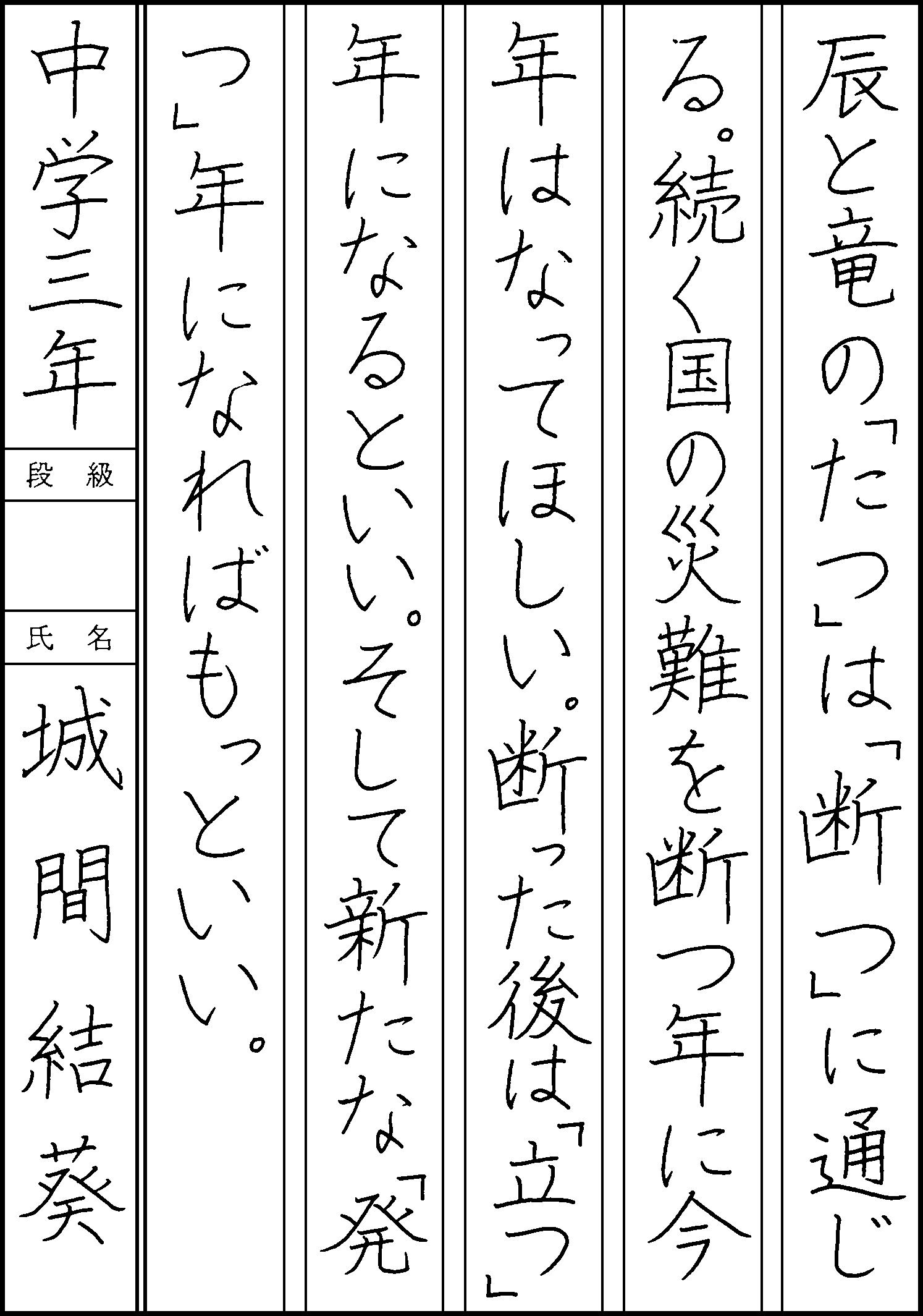 城間　結葵